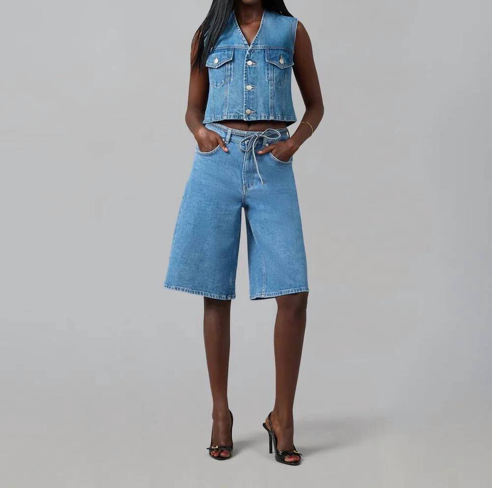 NEW LOLA DENIM seville high rise gaucho jeans in denim